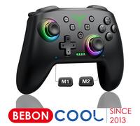 BEBONCOOL Wireless Bluetooth Controller For Nintendo Switch OLED/Lite/Android/ios Wired/Wireless Connection Pro Gamepad For PC 2xTP28 Wireless PC