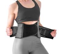 BEBSR Back Brace for Men and Women, Adjustable Lumbar Support Belt for Lower Back Pain, Herniated Disc, Sciatica, Scoliosis, Breathable Mesh (Large/X-Large)