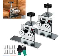 Bebuyby Cabinet Door Installation Clamp, Bebuyby Quick-Install Cabinet Door Installation Tool, for Home Professional Installer (2Set)