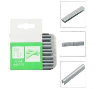 Bebykilemi 1000 Pcs U/Door/T Shaped Steel Staples for Wood Furniture, DIY Home, Workshop, Gardening Use Compatible with Most Staplers, 12mm 10mm 8mm Silver(12mm)