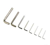 Bebykilemi 10pcs L Type Hex Wrench Set with Steel Keys, Perfect for Tightening and Loosening Bolts (2.5mm)