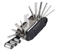 Bebykilemi 16-in-1 For Bike Multitool Set, Portable Folding For Bicycle Repair Kit with Hex Allen Wrench, Compact Cycling Maintenance Tools for Mountain Road Bikes, Carbon Steel(black)