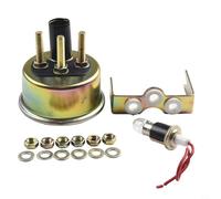 Bebykilemi 2-Inch 52mm Mechanical Car Fuel Level Gauge Meter with E-1/2-F Pointer, 12V DC for Automotive Fuel Tank