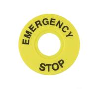 Bebykilemi 22mm Red Mushroom Push Button Switch for AC 220V 10A Latching Type with Switch Station Box LAY37, Industrial Stop Button with Yellow Housing and(label)