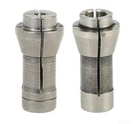 Bebykilemi 2PCS 3mm and 6mm Collet Chuck Adapter for Pneumatic Engraving Grinder Machine, Alloy Material Collet Clamp Compatible with Various Die Grinding Machines for