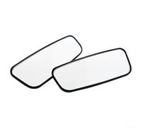 Bebykilemi 2PCS Convex Wide Angle Blind Spot Rear View Auxiliary Mirror for Car Truck SUV RV Van - 360° Adjustable with Plated Frame and Quality Glass, Black and Whi