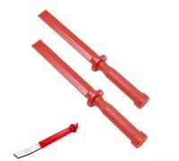 Bebykilemi 2PCS Wheel Balancer Tape Weight Scraper Removal Tool for Tire Maintenance, ABS Construction with Compact Design and Vibrant Red Color for Professi