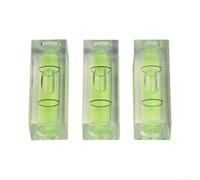 Bebykilemi 3 Square Compatible Mini Level 40mm Acrylic Bubble Level for Horizontal Alignment Woodworking with Picture Frames Pcs Tools Tripods