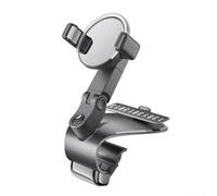 Bebykilemi 360 Rotating Car Compatible Holder Stand for Most with Fit Abs Medium Antislip Rubber Pads Adjustable 4joint Cradle Mount Phone Having Dashboard(black)