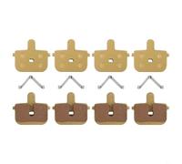 Bebykilemi 4 Pair -Metal Disc Brake Pads for KUGOO G-Booster Electric Scooter, Compatible with Tongli and Forever Brake Calipers, 29.5mm x 29mm x 4mm,(Full Metal)