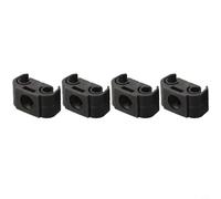 Bebykilemi 40-Pack Black Plastic Double Brake Line Clip Holder, 4.75mm Diameter, for A4 / S4 / For A6 / S6 / A8 / S8 / RS4 and/For Scirocco/For Sharan/Seat Alhamb