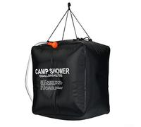 Bebykilemi 40L Portable Solar Heated Camping Shower Bag with Removable Hose and On-Off Shower Head for Outdoor Hiking Backpacking Travel - PVC Water Heating Bag