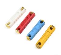 Bebykilemi 40pcs 5A 8A 16A 25A Automotive Car Fuses Kit, Plastic + Zinc Blade Fuse Set for Vehicle Electrical Protection, 6mm Diameter, 10pcs Each Amp Rating (5/8/16/25 A