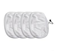 Bebykilemi 4pcs Microfiber Mop Cloths for Morphy Richards 720021 720502 Steam Cleaner, Compatible with 70495 720023 Models, Elasticated Adjustable Mop Covers,