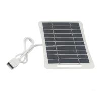 Bebykilemi 5w 5v Polysilicon Solar Panel Charger with Elite Supply Efficiency and USB Output Conversion Outdoor for Compact Power Mobile Phones Small Dc Batteries Gard