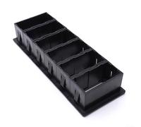 Bebykilemi 6 Gang Plastic Rocker Switch Panel Holder Housing for Boat Yacht Ship Interior - Compatible with 6 Rocker Switches, Black (6 pcs)