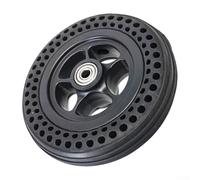 Bebykilemi 6 Inch Solid Tyre 6x1 1/4 Electric Scooter Wheel Hub Replacement Puncture Proof Rubber Wheel Compatible with Wheelchair Mobility Scooter Black 8mm Bearing(1pc)