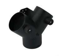 Bebykilemi 60mm Adjustable Y Connector with Internal Flap for Eberspacher for Webasto Propex Espar Air Heater Systems, Plastic Duct Joiner for 60mm Diameter Heating Ducting