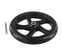 Bebykilemi 8 Inch Scooter Wheel 200mm PU High Rebound Replacement Wheel with ABEC-9 Bearings for Kids Kick Scooter DIY Mobility Wheelchair Luggage Cart Indoor Outdoor(5 Spokes Wheel)
