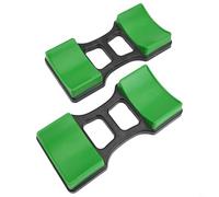 Bebykilemi ABS Dumbbell Storage Stand Compact Rack Holder for Home Gym Barbell Weight Training Equipment Lightweight Tabletop Organiser 2 Pack Green(B)