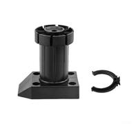 Bebykilemi Adjustable Cabinet Feet 10 Pcs Set, Black PP Material Kitchen Cabinet Legs with Buckle, Adjustable Height by 2 cm for Bed Sofa Coffee Table Shoe Cabinet(10cm)