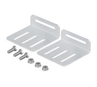 Bebykilemi Adjustable Z-Shaped Aluminum Solar Panel Tilt Mount Bracket Kit for Off-Grid RV, Boat, Yacht, Wall & Roof Installation - 75°-90° Angle Adjustment, 102-113(1pcs)