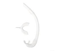 Bebykilemi Adult Foldable Snorkel Tube for Scuba Diving Swimming Snorkelling with Silicone Mouthpiece Underwater Breathing Gear for Surfing Water Sports Travel(White)