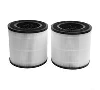 Bebykilemi Air Purifier Replacement Filter Compatible with for 3139A 3139B, Washable & Reusable White Filter Pack Compatible with for Indoor Air Quality Improvement, 2-Pack Dust