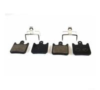 Bebykilemi Bicycle Brake Pads 2 Pairs Semi Metal Resin Disc Brake Replacement Compatible with Hope Tech X2 Black Durable Low Noise Quick Heat Dissipation Bike Parts