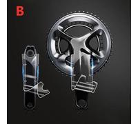Bebykilemi Bicycle Crank Sticker Anti-collision Protection Film TPH Material For SRAM SHIMANO Road Bike Decals Universal Crank Arm Guards 3 Pieces Set Different Models(B)