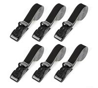 Bebykilemi Camping Gear Straps 6 Pack Adjustable Luggage Straps Backpack Compression Straps Outdoor Travel Tie Down Straps Nylon Utility Straps Hiking Pack Straps(6PCS grey)