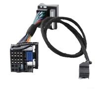 Bebykilemi Car Audio Interface Cable for AMI, Multimedia Music Adapter for A4 For A3 Symphony Head Unit, 12V ABS Black Wiring Harness with Lossless