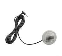 Bebykilemi Car Microphone 3.5MM Audio Stereo Wired External Mic Extension Cable For Skoda Radio Navigation System Compatible Accessory Gray 300CM