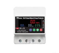 Bebykilemi Circuit Breaker 100A with WiFi Remote Control & Real- for Home, Single Phase 4P, LCD Display, Overvoltage/Undervoltage Protecti