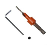 Bebykilemi Countersink Drill Bit for Woodworking with 0.25 Hex Shank Flexible Flush Collar Step Pilot for Drill Hole Counterbore Plus Steel Stop 635mm Screw Alloy B(2.8×8)