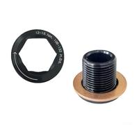Bebykilemi Crank Screw M15-26mm Alloy Bicycle Crank Fixing Bolt Compatible with Sram X7 X9 X0 XX1 GXP Mountain Bike Components Lightweight Aluminum Black 12g