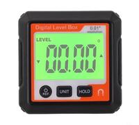 Bebykilemi Digital Level Angle Meter, Gauge Protractor Inclinometer With LCD Display Magnetic Base For Woodworking Construction Engineering(C)