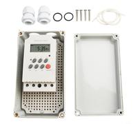 Bebykilemi Digital Timer Switch 230VAC 30A with IP65 Waterproof Rating, 99 On/Off Cycles per Day for Industrial and Electrical Equipment Control(A)