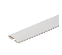 Bebykilemi Door Bottom Sealing Strip for Room Doors, 90cm Silicone Weatherstrip for Sound Insulation and Draft Proofing, Seals Gaps 4-15mm, For Easy to Install, No (White)
