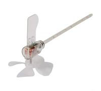 Bebykilemi Educational Wind Turbine Generator Model with Red LED Light, Compact 20cm Self-Luminous Windmill for Demonstrating Renewable Energy Principles, 360° Rotating