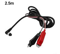 Bebykilemi Electric Fishing Reel Power Cord for Daiwa and 90° Elbow Connectors 2 or 2.5 Meters 1.5mm2 Pure Copper Core 2-Core PVC Insulated Cable with Upgraded(2.5m)