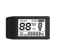 Bebykilemi Electric For Bike LCD Display Compatible with BBS01 BBS02 HD Mid Drive Motor 24V 36V 48V 5 Pin 500mm Cable Ebike Speedometer Control Panel