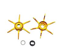 Bebykilemi Essential Fishing Reel Brake Unload Wrench for for CURADO, for METANIUM, for Antares, 60mm Diameter, Aluminum Alloy (Yellow)