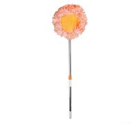 Bebykilemi Extendable Wall Mop with 360° Rotating Triangular Head, Long Handle Telescopic Cleaning Mop Compatible with for High Reach Ceilings, Corners, Floors, Glass and Car Wash, Wet