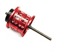 Bebykilemi Fishing Reel Spool Compatible with For DAIWA SALAMANDURA 70 TATULA 70 SV Brake Structure 7075 Aluminium Lightweight Finesse Baitcasting Ultralight PE Line(Red)