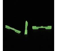 Bebykilemi Fishing Rod Tip Light Clip On Glow Night Fishing Luminous Rod End Light Attachment Fluorescent Fishing Pole Light for Night Fishing 10 Pack Green ABS(S)