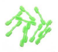 Bebykilemi Fishing Rod Tip Light Clip On Glow Night Fishing Luminous Rod End Light Attachment Fluorescent Fishing Pole Light for Night Fishing 10 Pack Green ABS(L)