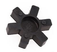 Bebykilemi Flexible Rubber Spider Insert for L-Jaw Coupling, Fits L095/L090 Models, Torsional Rigidity Coupling Insert, Black Urethane Drive Flexible