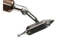Bebykilemi Fly Tying Vise 360 Degree Rotary Metal Stand Heavy Base Fly Fishing Hook Clamp Tool for Trout Flies Tying Hooks Size 28# to 4/0# Brown Fishing Equipment
