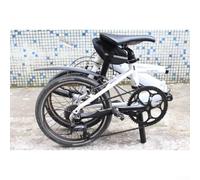Bebykilemi Folding For Bike Mudguard Set Front Rear For Bicycle Splash Guard PP Plastic Waterproof for 14 16 20 Inch Bikes with Reflective Strips Black(for 16-20 inch)